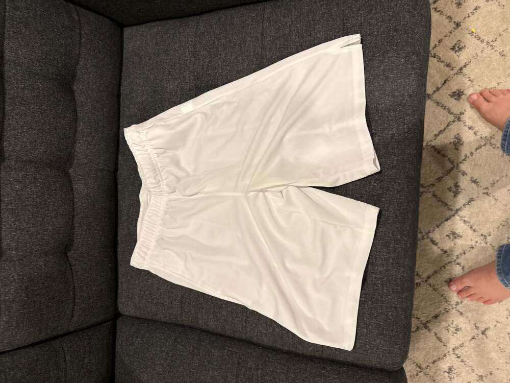 DSG Boy's X-Large Mesh Training Shorts In Pure White